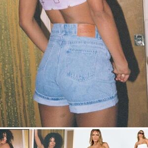 Princess Polly swalla high waisted shorts